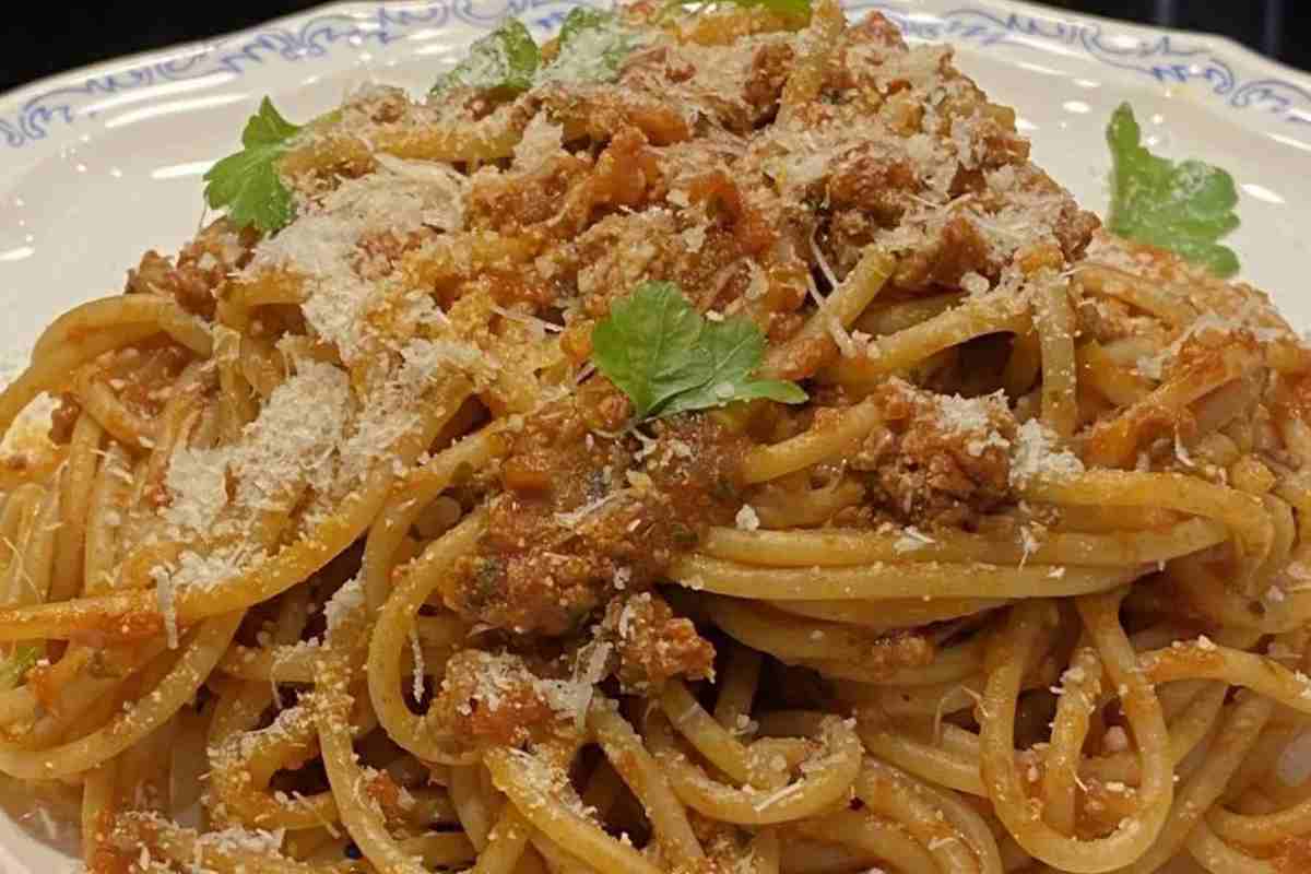 Spaghettis bolognaise express