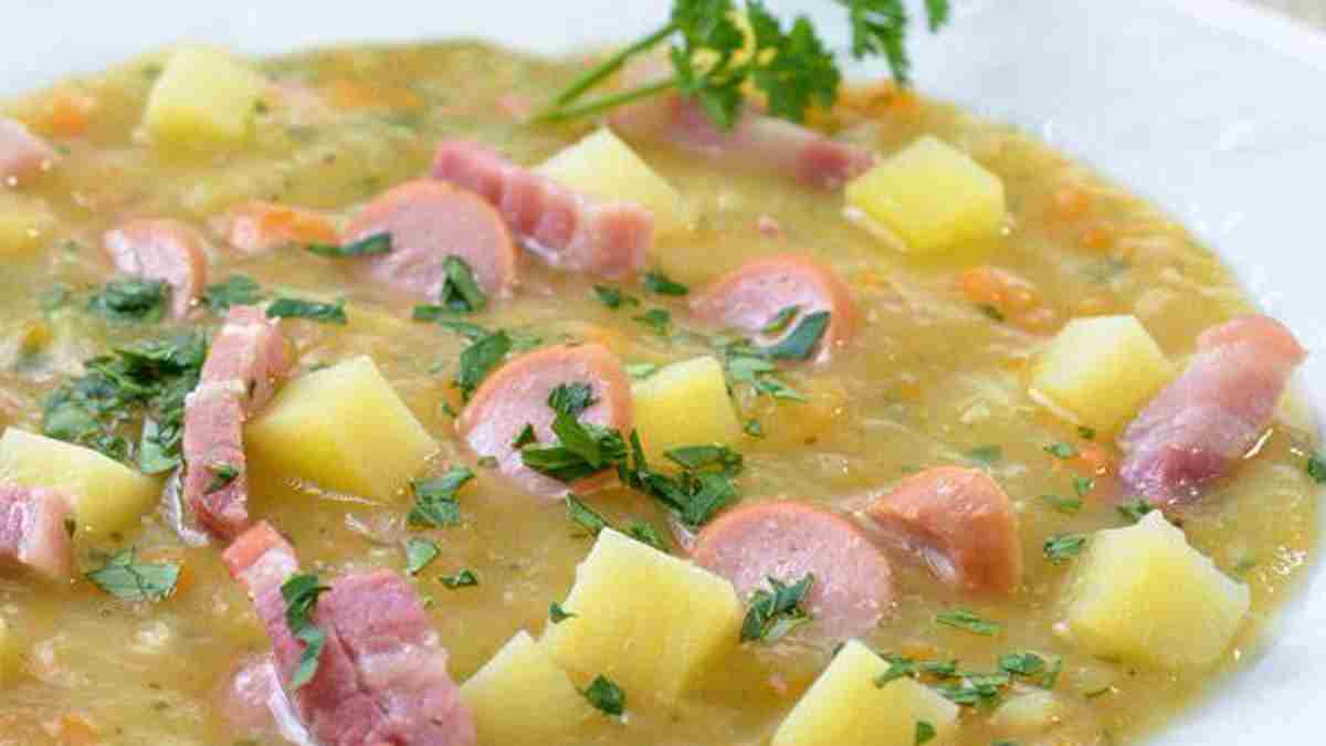 Soupe de pommes de terre à l'allemande